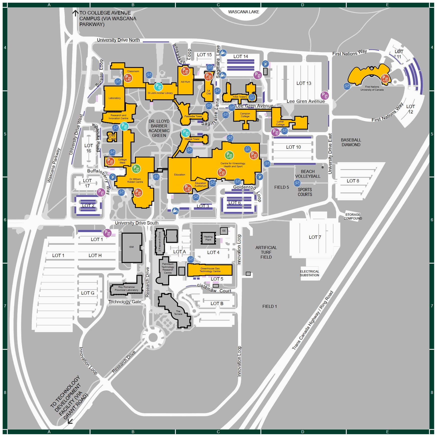 main campus map