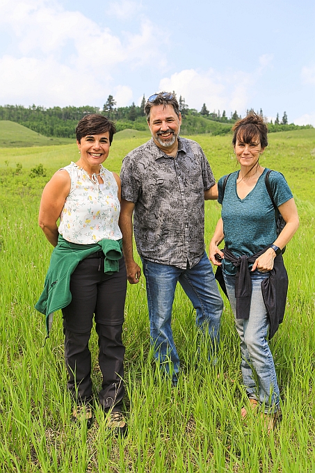 three celebration participants