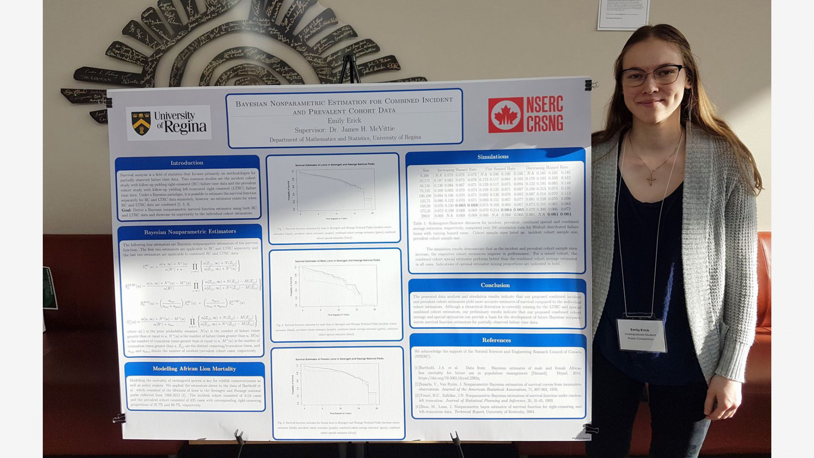 Emily Erick, Undgraduate Researcher