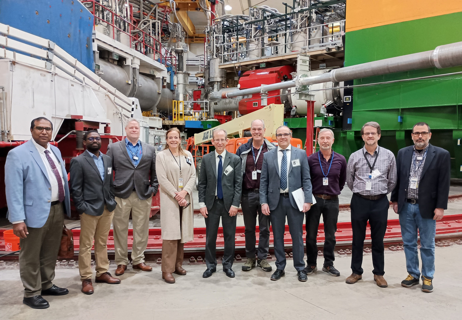 Group of people at Jefferson Lab