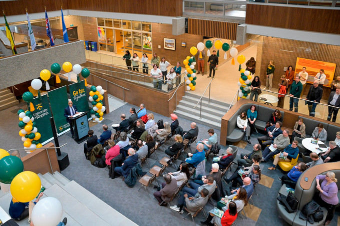 a large group of people gathered in a public space