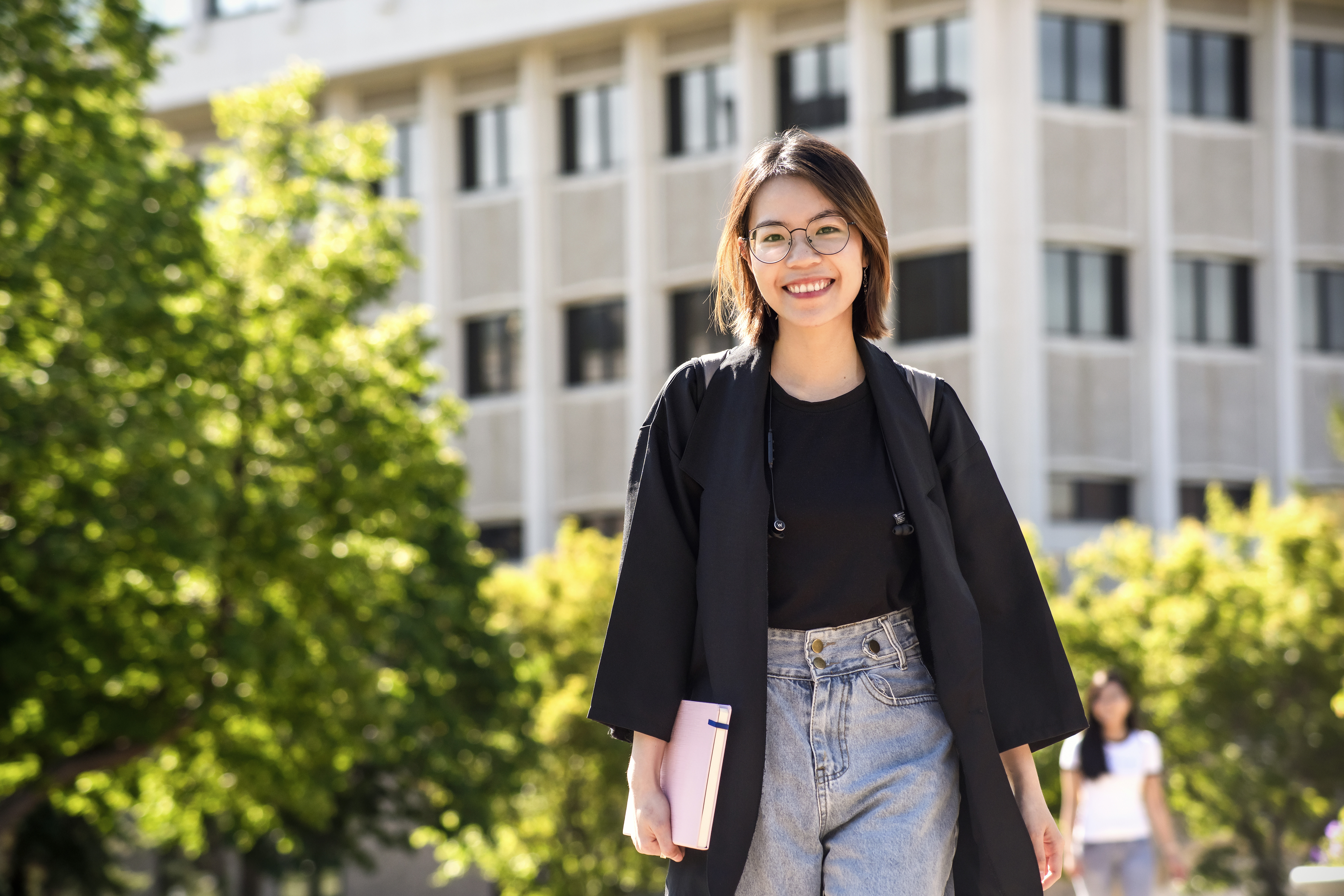 smiling student