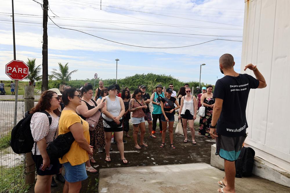 Person rallying a crowd