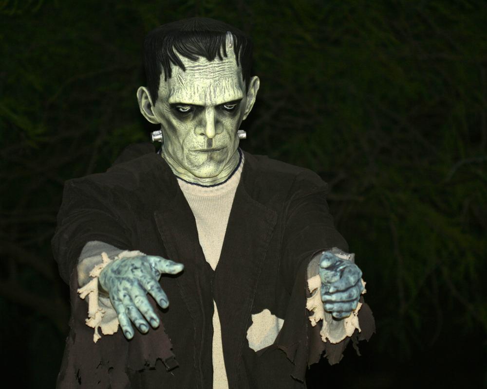A drawing of Frankenstein's monster
