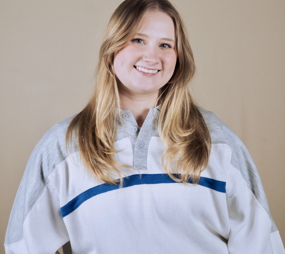 a person smiling