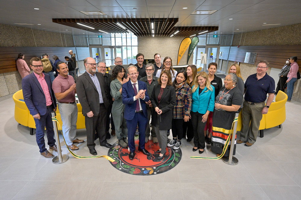 a group of people posing for a photo