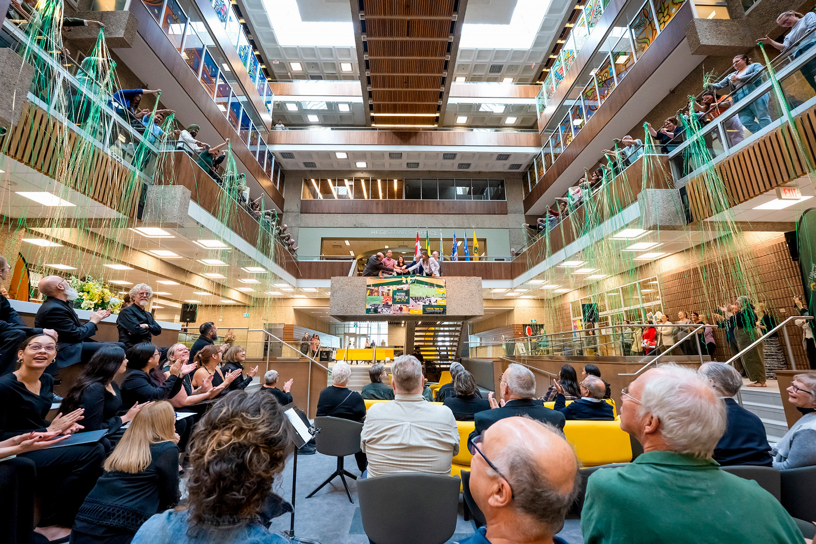interior shot of a large building