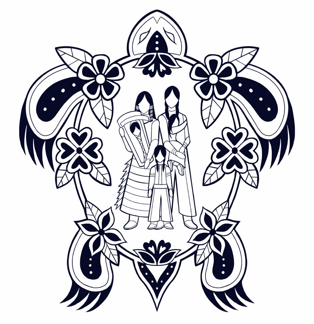 A sketch of indigenous art work 