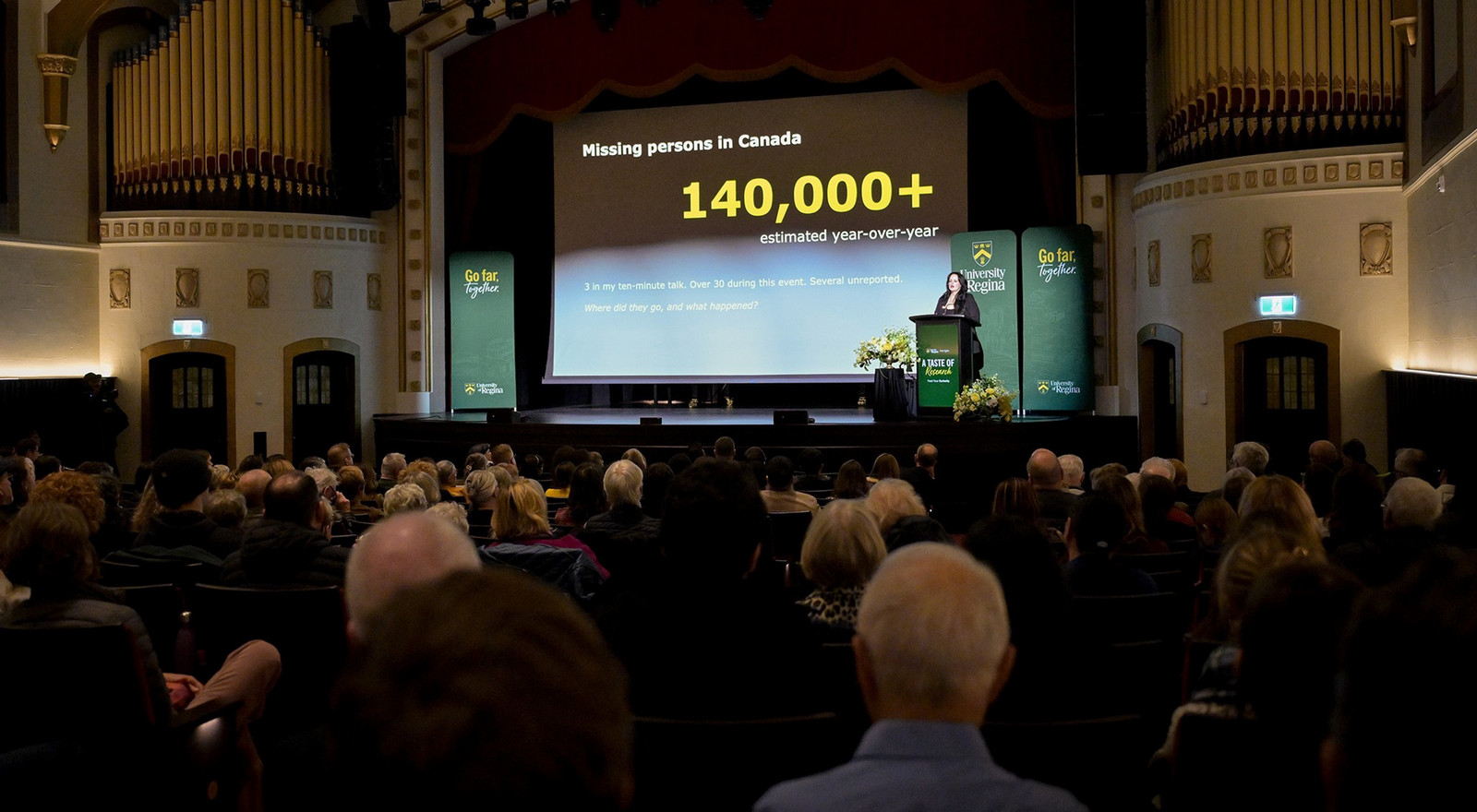 A presentation being delivered