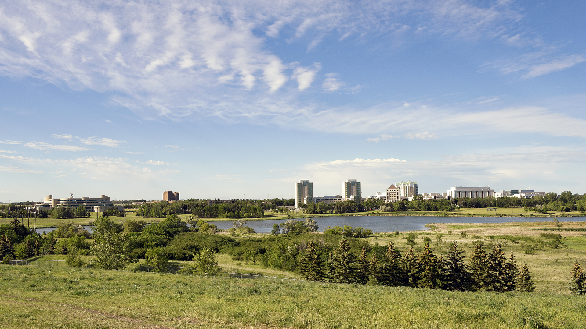 Campus view from Wascana
