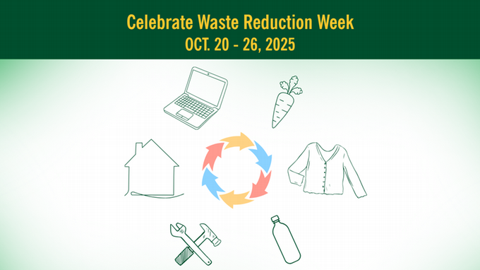 Waste reduction week Oct 20-26 2025