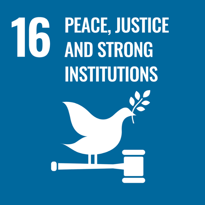 Goal 16: Peace, Justice & Strong Institutions