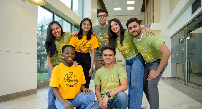 Group of student ambassadors.