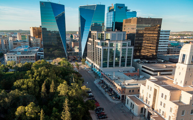 Downtown Regina.